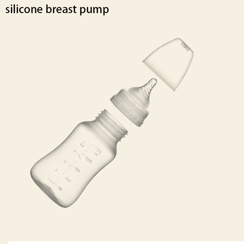 Handmilchpumpe aus Silikon zum Stillen